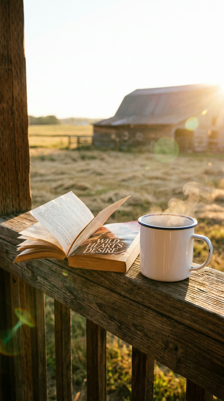 Ranch porch golden hour sample